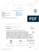 Sprawdzian Zintegrowany Worksheet