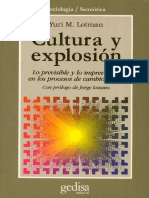 La Lógica de La Explosión - Cultura y Explosión