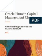 Administering Analytics and Reports For HCM