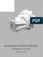 Quetzalcoatl Papercraf