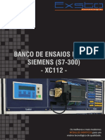 BANCO DE ENSAIOS EM CLP SIEMENS (S7-300) - XC112 -