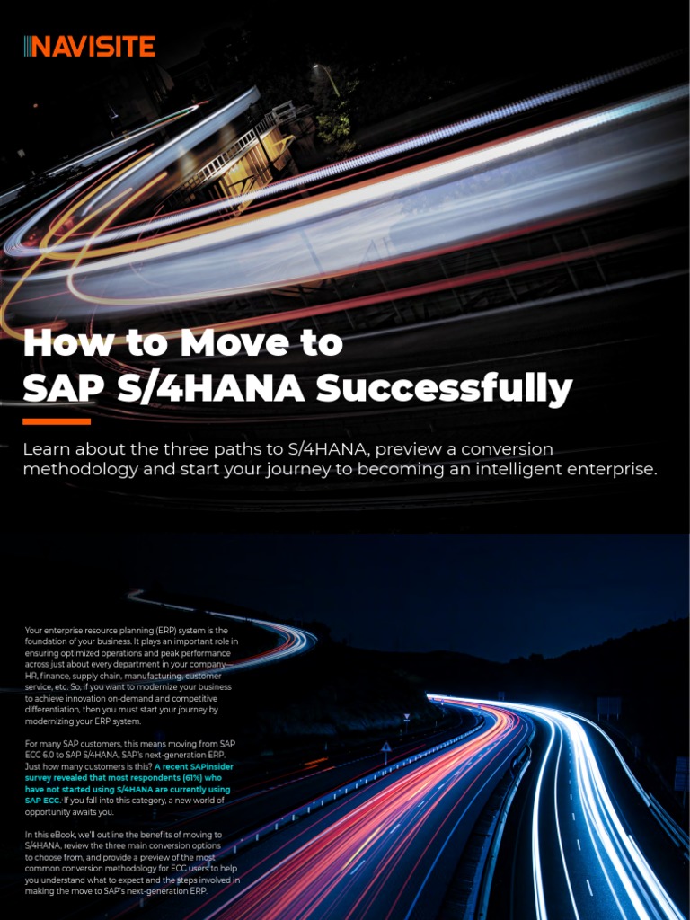 How To Move To Sap S 4hana Successfully | PDF | Enterprise Resource ...
