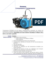 Equipo de Respiracion Compresor Oceanus F E