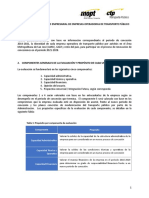 Evaluación de Capacidad Empresarial de Empresas Operadoras de Transporte Público