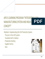 APO E Learning Integrating Lean MFG System With Ind 4 (M6)