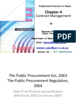 Chapter 4 Sector Contract Management