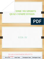 Sports Quiz Final