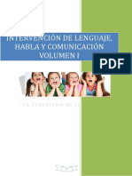 Intervencion Del Lenguaje, Habla y Comunicación. Volumen 1