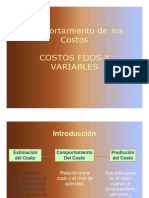 2.2 Clasificación - Costos Fijos y Variables