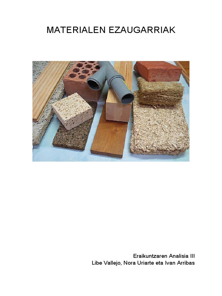 Materialen Ezaugarriak | PDF