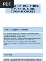 Magnetic Compass Deviation Card | PDF | Angle | Transparent Materials