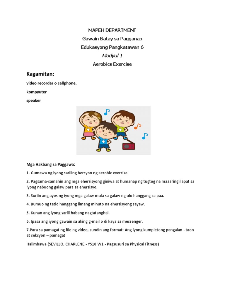 P E 6 Book 1 Activity 2 Pdf