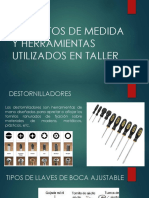 Aparatos de Medida y Herramientas Utilizados en Taller