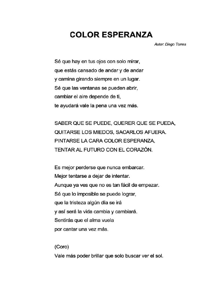 Color esperanza pdf