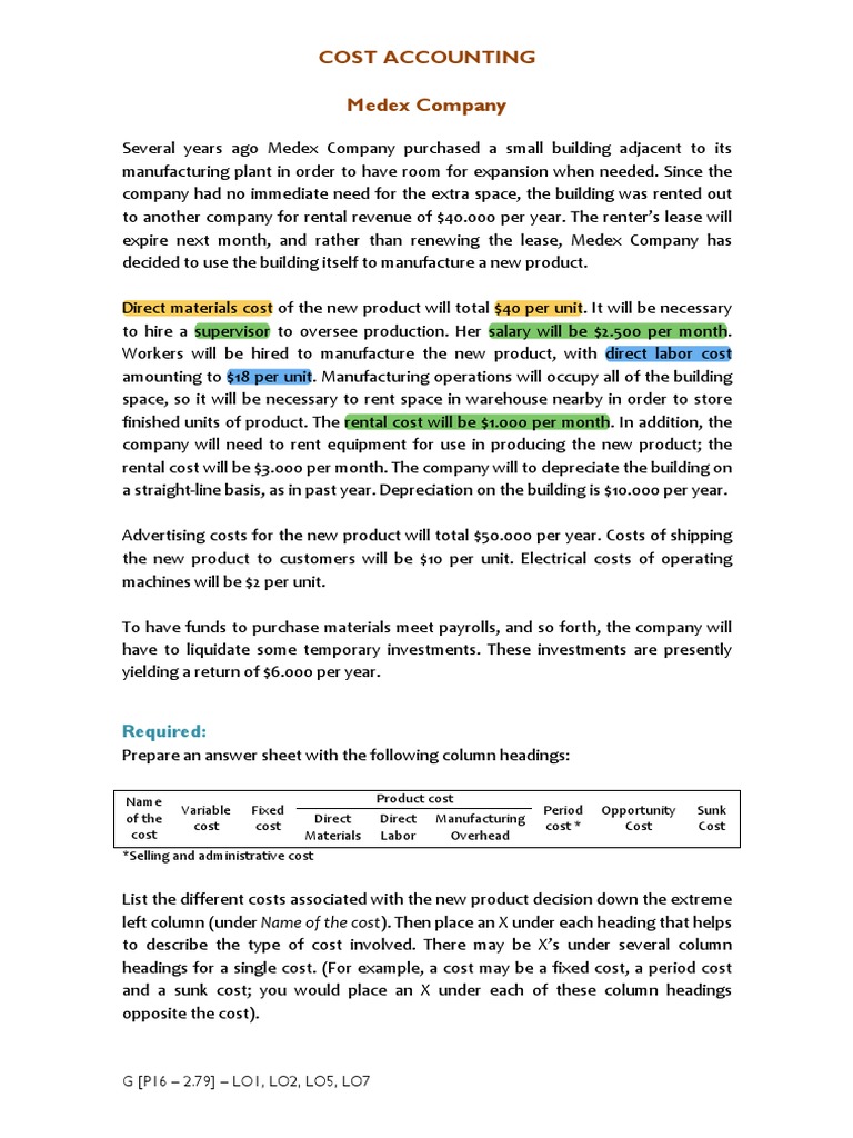 CA2 Medex Company PDF Renting Business Economics