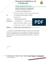 Autorización de pago por mejora de sistema de riego