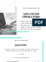 Advanced Operators