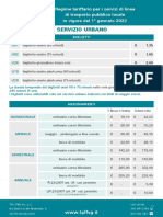 Tariffari Urbani TPL 2022 Agg