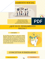 Tema Pensamiento Social