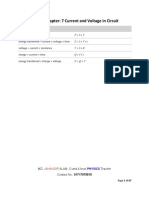 UNIT 2 Chapter 7 Current and Voltage in Circuit - 1667934457