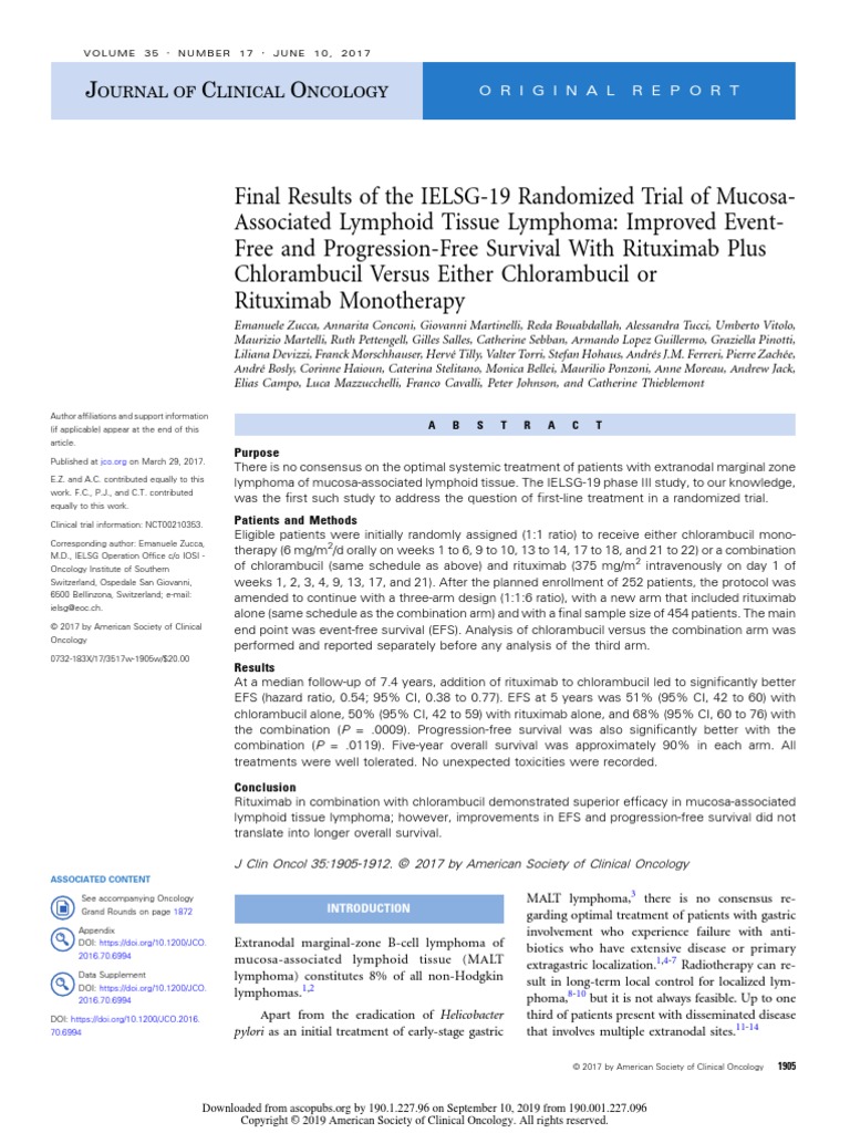 6 rituximab clorambucilo vs rituximab o clorambucilo pdf lymphoma