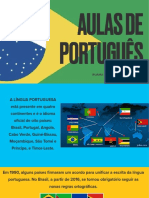 Aulas Português Língua Oficial