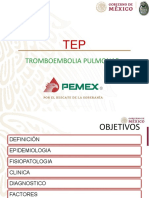 Tromboembolia Pulmonar: 2019 D.R. Petróleos Mexicanos. Todos Los Derechos Reservados
