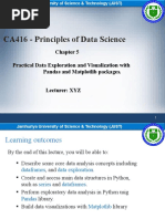 Chapter 5 - Data Exploration and Visualization With