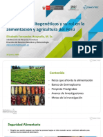 Los Recursos Fitogenéticos y Su Rol en La Alimentación y Agricultura Del Perú