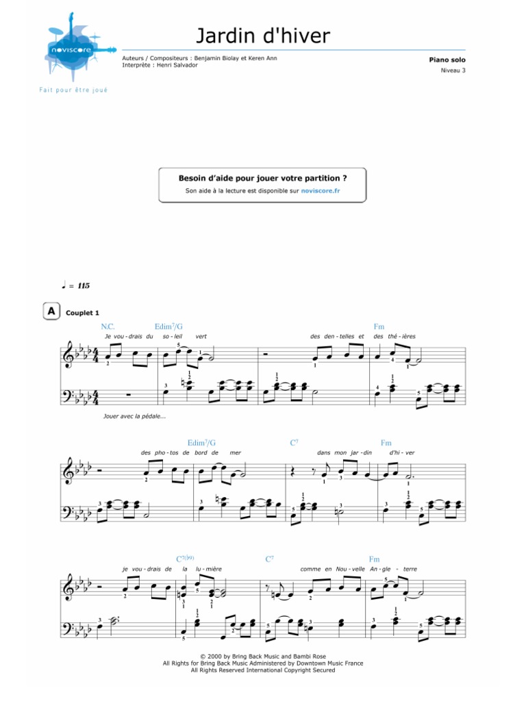 Jardin D’hiver | PDF