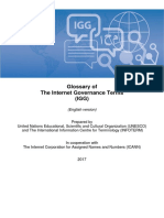 Glossary of  The Internet Governance Terms