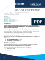 NOTAM - Implementation of ADS-B Over The Ocean