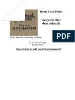 Heinz Erich Platte - Gespenst Über Dem Atlantik