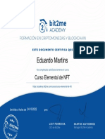 Ednmam89301 Curso Elemental de NFT Certificado Bit2Me Academy