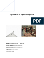 Informe de La Ruptura Religiosa - F