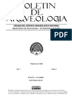 Boletin Arqueologia Volumen I Tomo I