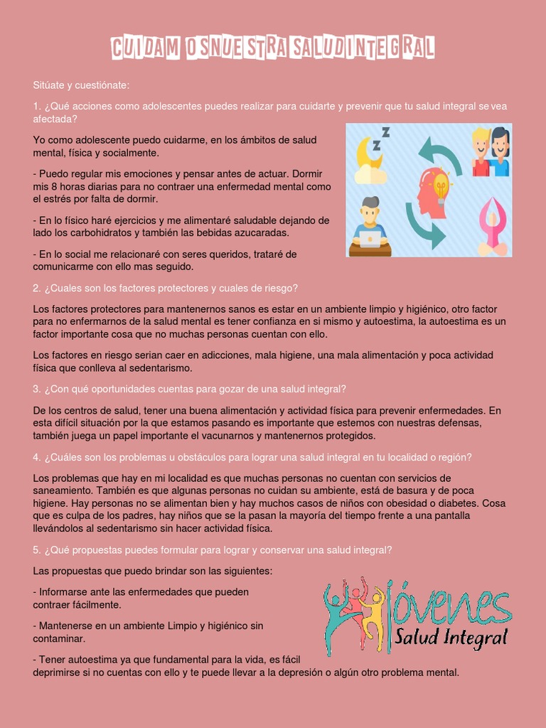 Estrategias para la Salud Integral Adolescente | PDF | Ciencias de la Salud