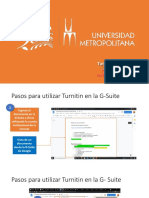 Pasos para Utilizar Turnitin