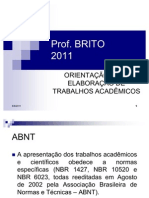 Metodologia Para Projeto e Monografia 2011