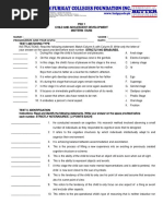 Brigance Screen Kindergarten Data Sheet | PDF | Shape | Cognition