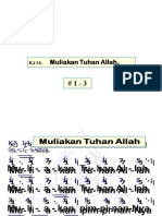 KJ 014 Muliakan Tuhan Allah