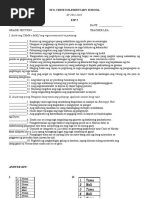 Esp Worksheet | PDF