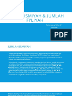 Presentasi Jumlah Ismiyah & Jumlah Fi'Liyah