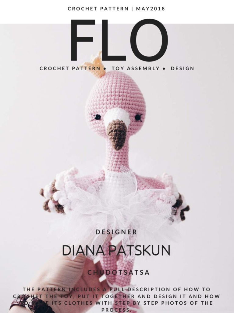 Flo Flamingo | Download Free PDF | Crochet | Sewing