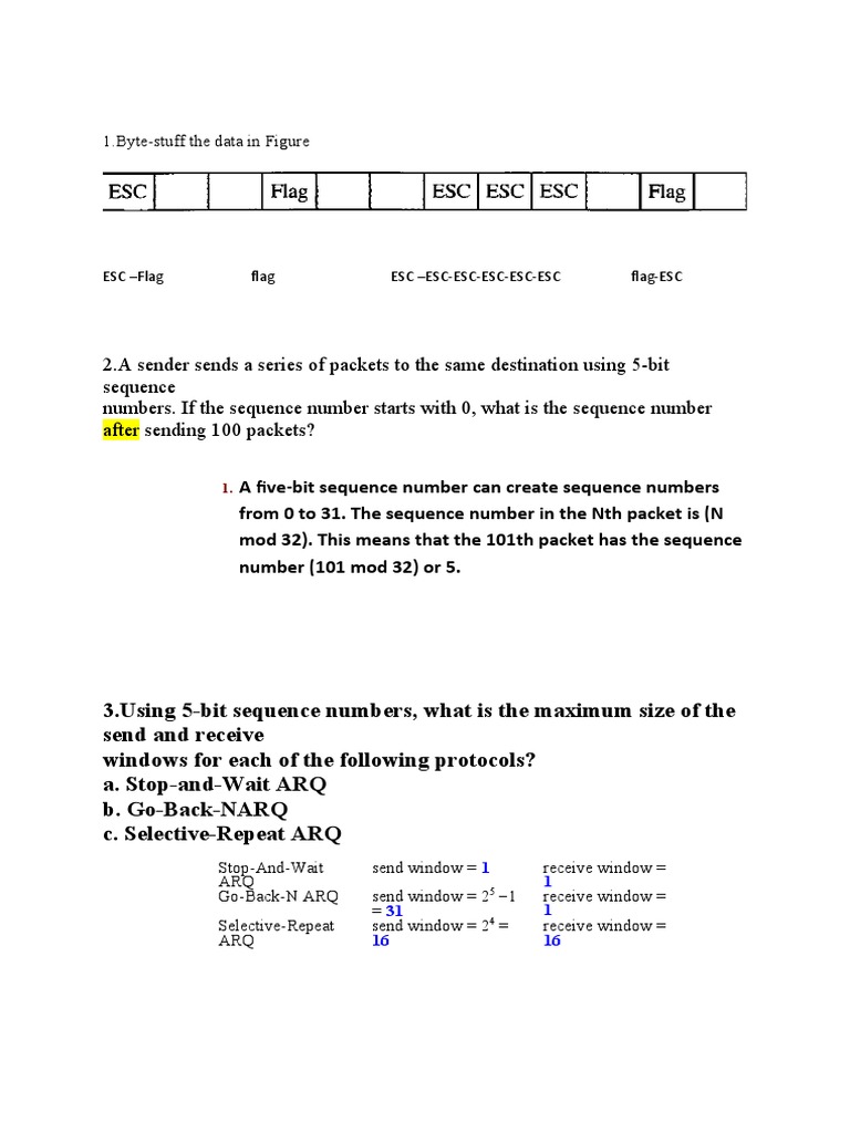 Review Lecture 1 | PDF | Transmission Control Protocol | Networking ...