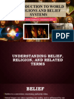 1introduction To World Religions and Belief Systems