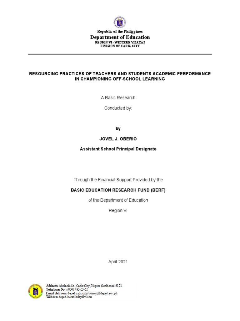 Best Paper Entry Jovel | PDF | Educational Technology | Teachers