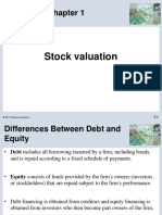 Stock Valuation - Chapter 1 - p1-1
