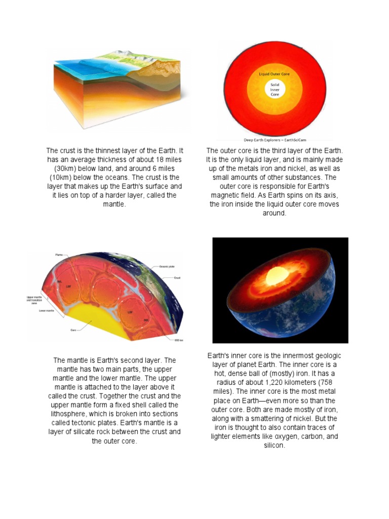 The Crust Is The Thinnest Layer of The Earth PDF