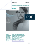 Internship Report Siemens Pakistan Engg